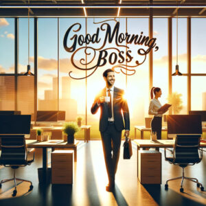 good morning boss