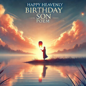 happy heavenly birthday son poem