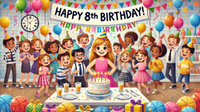 happy 8th birthday girl