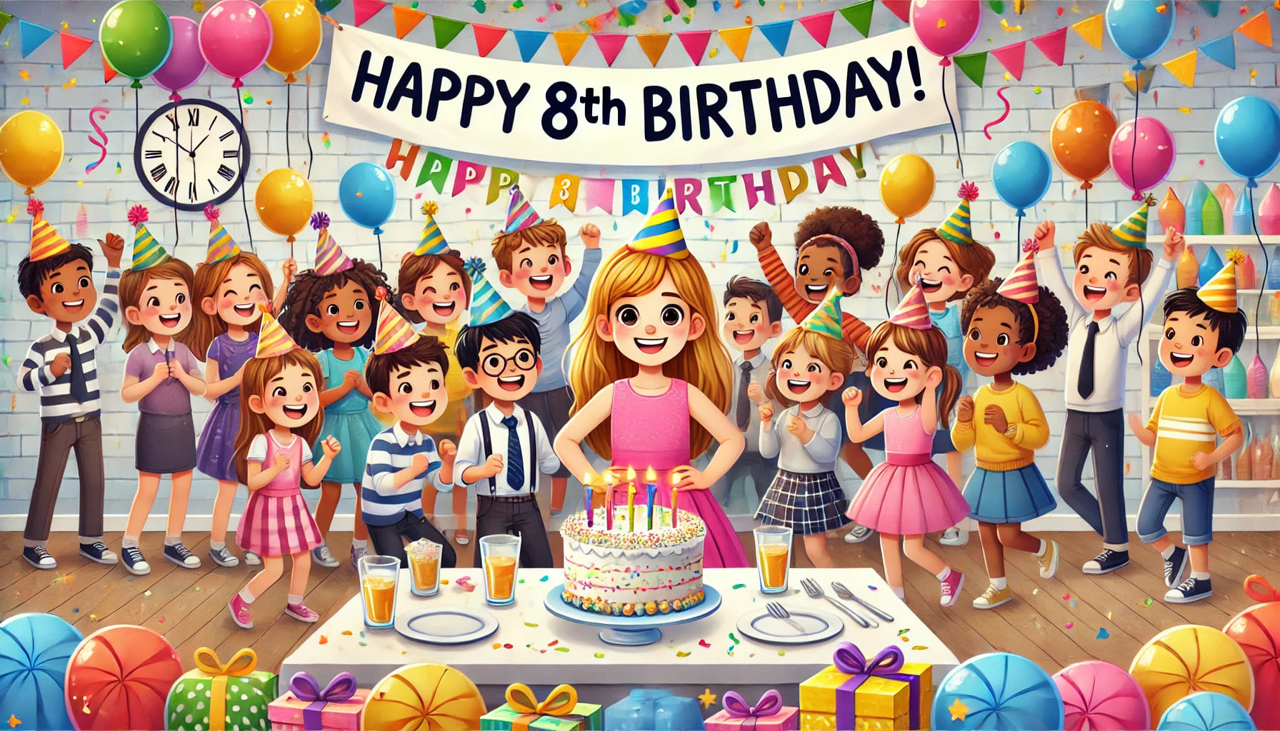 happy 8th birthday girl